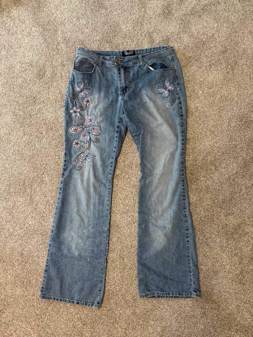 Angels Y2K Butterfly Jeans